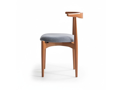Conjunto de sillas de comedor, sillas de cocina, sillas de madera, juego de 2 sillas marrones.