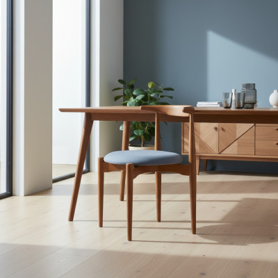 Grupo Braun Sillas de cocina Sillas de comedor Sillas de madera Juego de 4 sillas