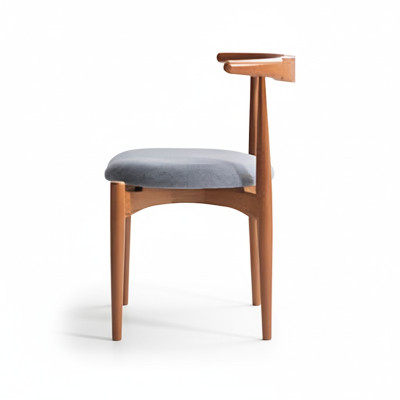 Juego de asientos sillas de comedor sillas de cocina sillas de madera marrón 6 piezas.