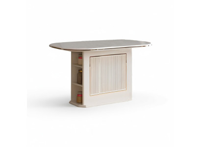 Mesa de comedor moderna, mesa de comedor, mesa de madera beige para comedor, mesa de madera