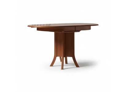 Mesa de comedor clásica de madera marrón, mesa de comedor de madera, mesa pequeña