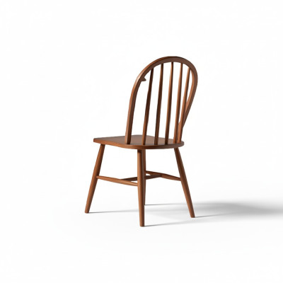 Silla de madera silla de comedor silla de cocina marrón madera silla clásica