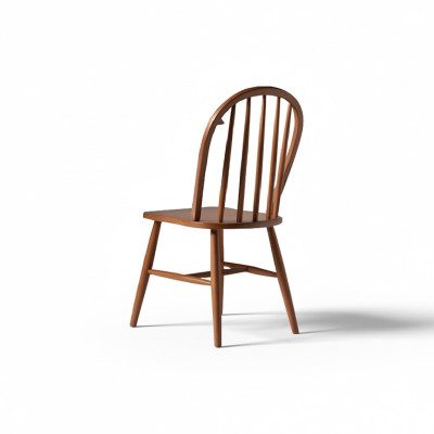 Grupo de sillas de madera sillas de cocina sillas de comedor set 2 piezas marrón madera