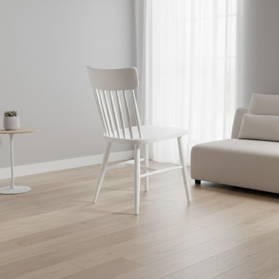 Silla de madera blanca silla de comedor silla de cocina silla de madera silla clásica