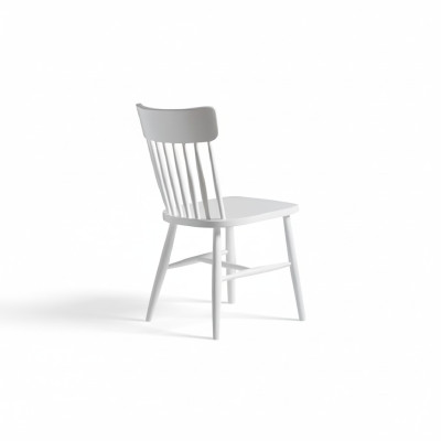 Silla de madera blanca silla de comedor silla de cocina silla de madera silla clásica