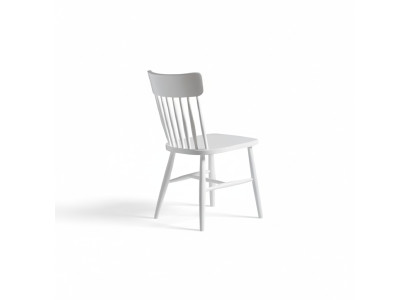 Silla de madera blanca silla de comedor silla de cocina silla de madera silla clásica