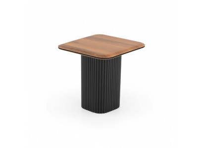 Mesa auxiliar Mesa de centro Mesa de café Mesa de sofá Madera Marrón Mesa Diseño