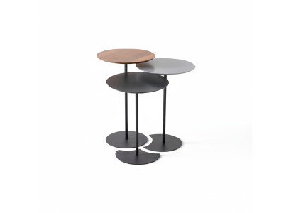 Mesa auxiliar conjunto de mesa de centro mesa de café mesa lateral negro mesa