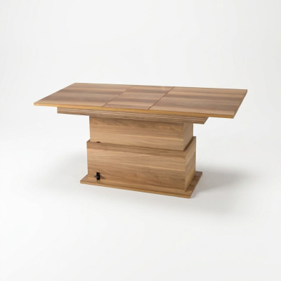 Mesa de centro extensible Mesa de comedor de madera marrón Mesa de café Muebles
