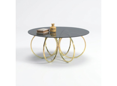Mesa de café dorada para sala de estar, mesa de centro, mesa auxiliar, mesa de sofá