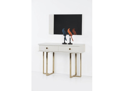 Mesa de tocador Blanco Mesa de maquillaje Mesa de cosméticos Mesa consola de madera