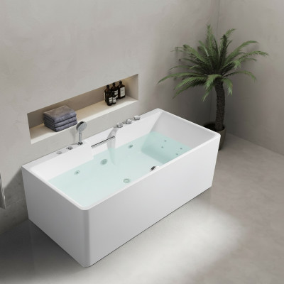 Whirlpool baño de remolino bañera de hidromasaje en casa spa blanco bañera relax