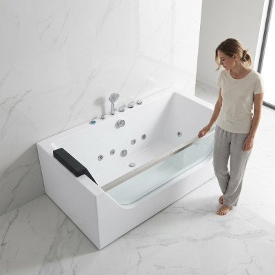 Baño de remolino Bañera Burbujeante Jets de masaje Bienestar Confort