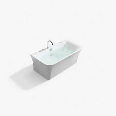 Baño Bañera de hidromasaje Jacuzzi Jacuzzi Bañera de hidromasaje interior Spa doméstico Bañera blanca