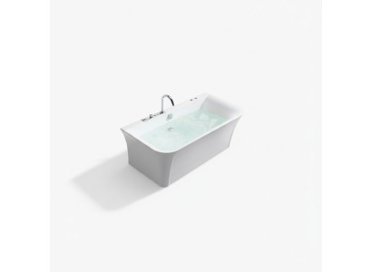 Baño Bañera de hidromasaje Jacuzzi Jacuzzi Bañera de hidromasaje interior Spa doméstico Bañera blanca