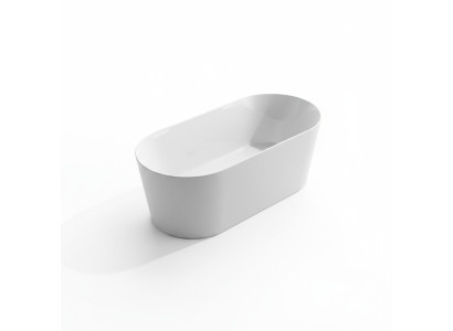 Cuarto de baño bañera acrílica bañera blanco bañera independiente contemporánea