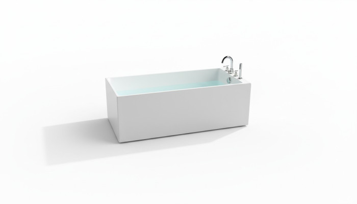 Baño de lujo Baño de acrílico de bañera 140x70 Diseño completo de bañera