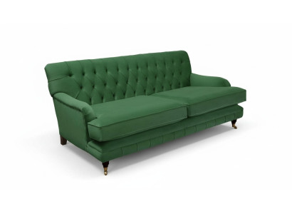 Chesterfield sofá de 3 plazas, diseñador, sofá, tapizado, sofá de lujo, tela.