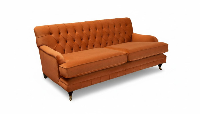 Chesterfield Diseño de lujo Sofá Tela de sofá Conjunto de asientos Nuevo