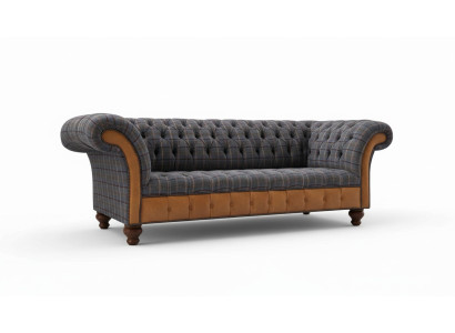 Sofá de lujo de tela Chesterfield Couch Sofas Acolchados de 3 plazas Sofás nuevos