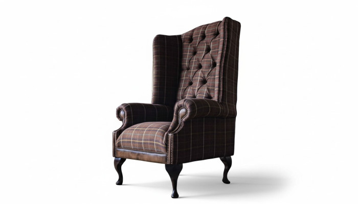 Chesterfield Design Sofá Sillón Sofá Tapizado Orejero 1 Plaza Nuevo