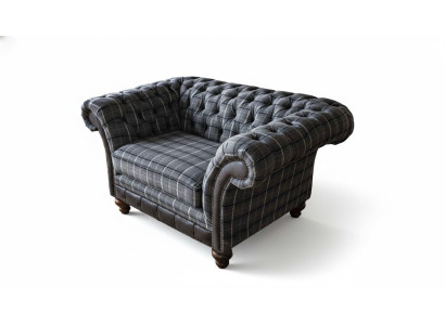 Chesterfield sillón sofá de 1 plaza tela tela sofás tapizados de tela nuevos