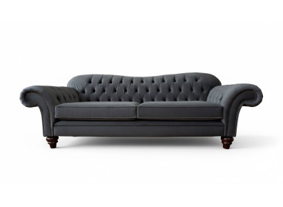 Chesterfield sofá de diseño de tela de 3 plazas Sofá Tapizado de lujo