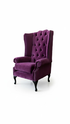 Diseño Chesterfield Sillón Sofá con tapizado Orejero Sofás de 1 plaza