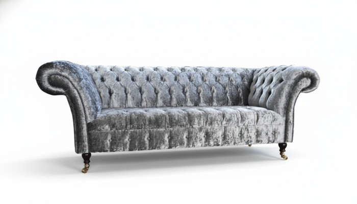 Diseño de sofá Chesterfield de 3 plazas Sofá tapizado Sofás de salón Big XXL