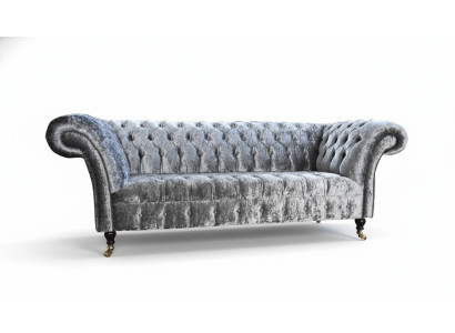 Diseño de sofá Chesterfield de 3 plazas Sofá tapizado Sofás de salón Big XXL