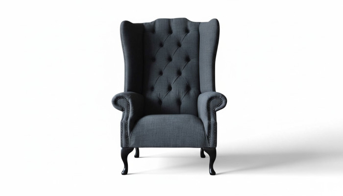 Sillón Chesterfield de una plaza, sofá, muebles de lujo, sillón de orejas, nuevo.
