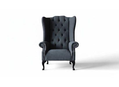 Sillón Chesterfield de una plaza, sofá, muebles de lujo, sillón de orejas, nuevo.
