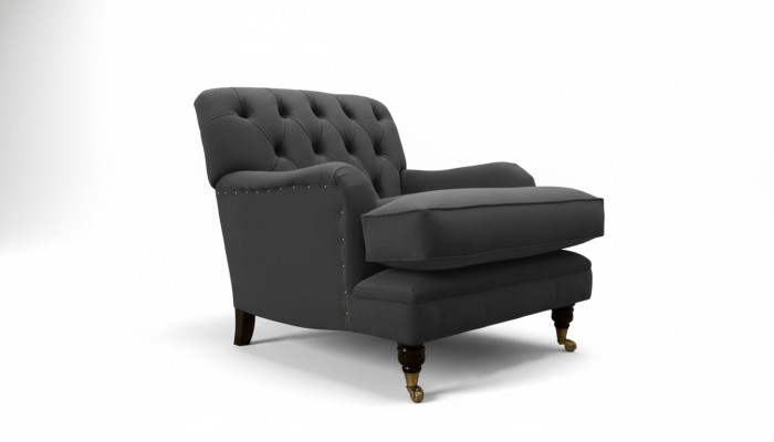 Chesterfield Sillón Sofá Tapizado 1 Plaza Diseño Sofás Textil Nuevo