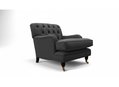 Chesterfield Sillón Sofá Tapizado 1 Plaza Diseño Sofás Textil Nuevo