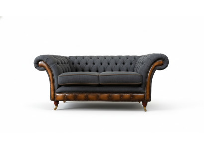 Sofá de 2 plazas Sofás de diseño Sofás tapizados Textiles Chesterfield de dos plazas