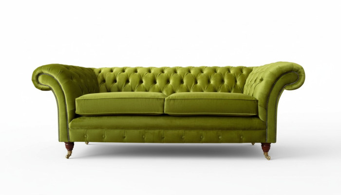 Sofá de 3 plazas de tela Diseño Sofá Tapizados Sofás Textiles Modernos Chesterfield