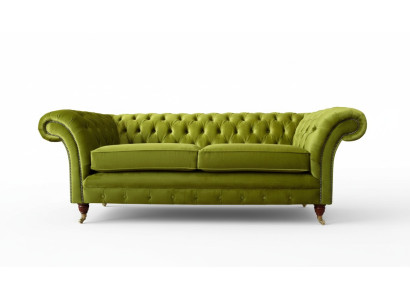 Sofá de 3 plazas de tela Diseño Sofá Tapizados Sofás Textiles Modernos Chesterfield