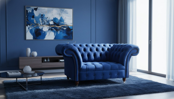 Diseño de sillón de tela de lujo de 1,5 plazas, sofá reclinable para sala de estar, club lounge, nuevo.