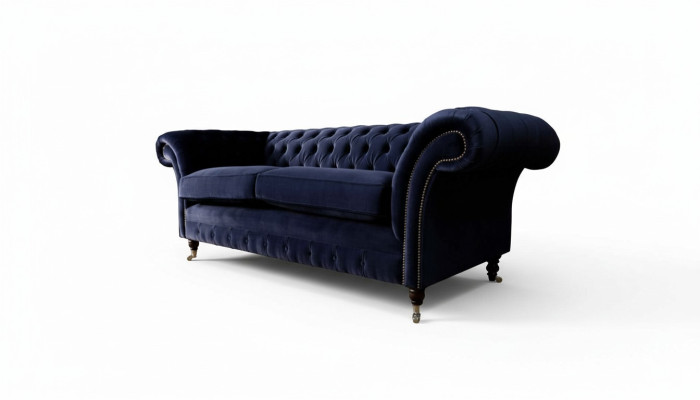 Chesterfield sofá de 3 plazas tapizado diseño sofá 3 plazas muebles