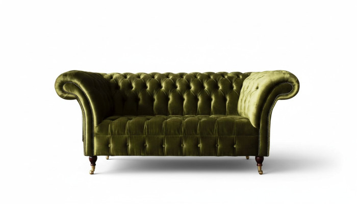 Sofá Chesterfield de 2 plazas Sofás de lujo Sofás tapizados de lujo Sofá de diseño de lujo Muebles