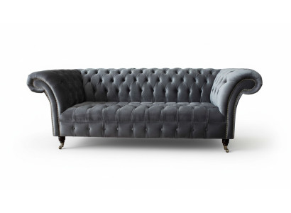 Chesterfield sofá de 3 plazas Diseño Sofás Sofás Tapizados Textil de Tres Plazas