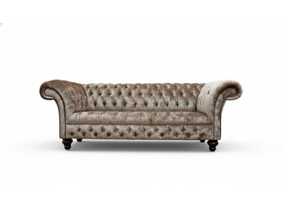 Sofá Chesterfield de 3 plazas diseño acolchado sofás modernos de tres plazas.