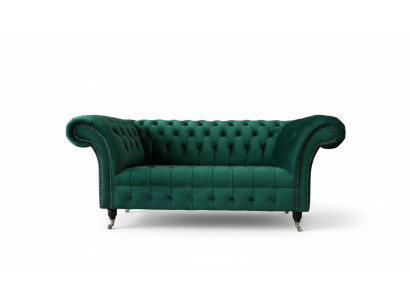 Chesterfield sofá de dos plazas 2 plazas Sofás de diseño Acolchados Asientos modernos Tapizado