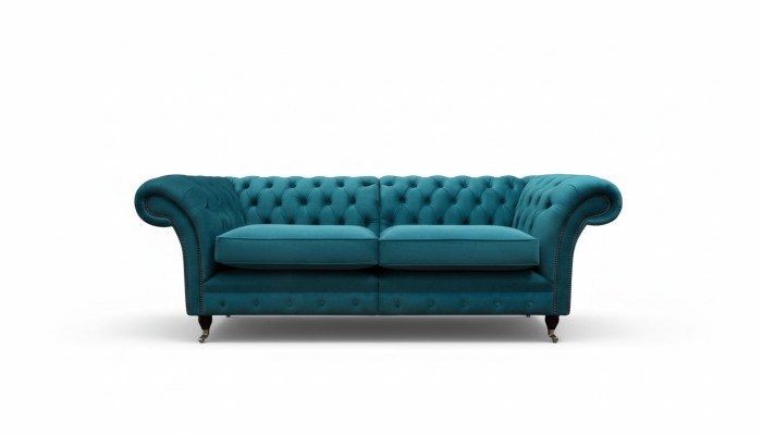 Sofá de diseño de 3 plazas Chesterfield Sofás tapizados Sofás de diseño para la sala de estar
