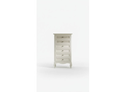 Cómoda de madera estilo italiano Muebles de lujo blanco Cómoda bufé nueva