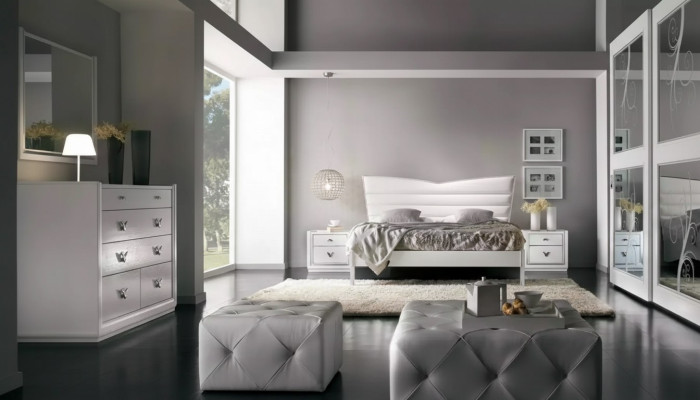 Muebles de dormitorio de lujo cama 2 mesitas de noche conjunto cómoda muebles 6 pzas. Nuevo