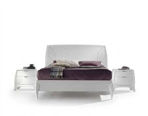 Juego de cama para dormitorio con 2 mesitas de noche, juego completo de muebles de madera de 3 piezas. Nuevo.
