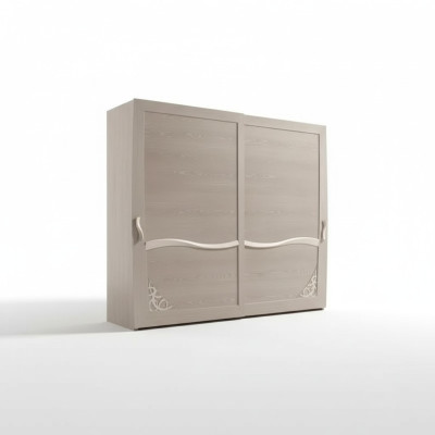 Guardarropa de lujo Muebles de Italia Armario de dormitorio Madera maciza