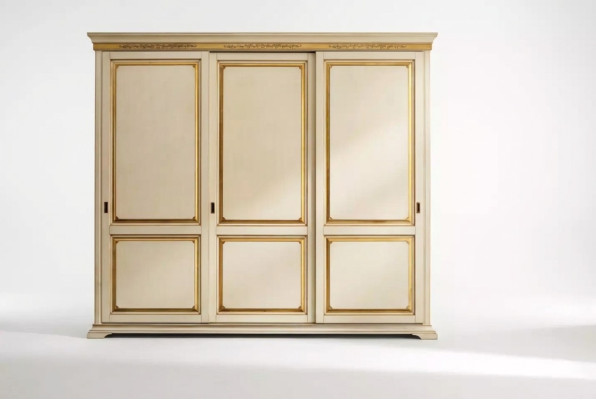 Armario de madera armario dormitorio muebles diseño armarios beige