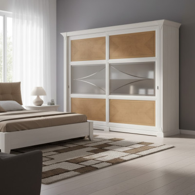 Diseñador Armarios Muebles Hogar Muebles Madera Armario Blanco